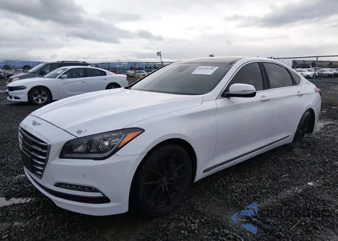 2017 Genesis G80 3.8 из США, поврежденный, VIN KMHGN4JE9HU172223